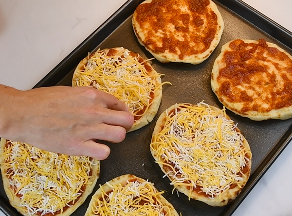 Halloween Personal Pizzas - Step 4